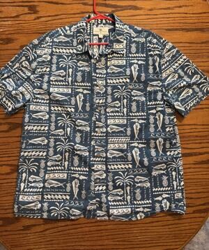 Men's Shirt - Island Shores - Original Island Wear - 100% Cotton - X Large